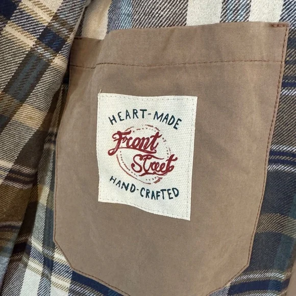 Front Street 8 Archivio Botanico Long Coat NWT Unisex S - Picture 10 of 10